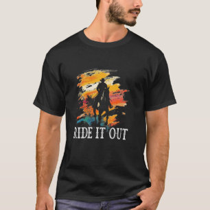 T-shirt Balade drôle à tenir - Équitation