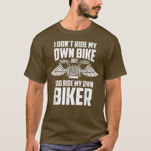 T-shirt Balade En Moto Ma Propre Femme De Biker