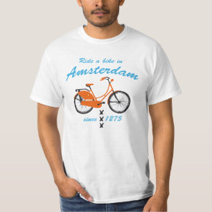 T-shirt Balade en vélo à Amsterdam