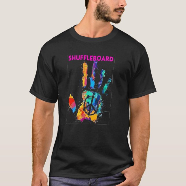 T-shirt Baladez Votre Chemin Vers La Paix Shuffleboard (Devant)