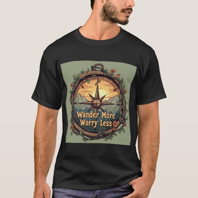 T-shirt Baladez-vous plus, faites moins attention aux T-sh (Devant)