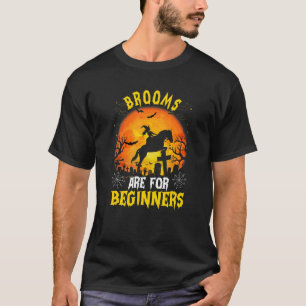 T-shirt Balais pour sorcière débutante équitation équestre