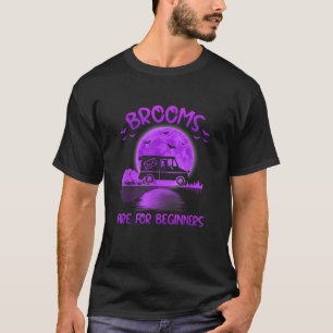 T-shirt Balais pour sorcière postière débutante Hallo
