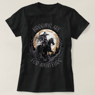 T-shirt Balais Sont Des Cavaliers Sorcière Amateurs Hallow