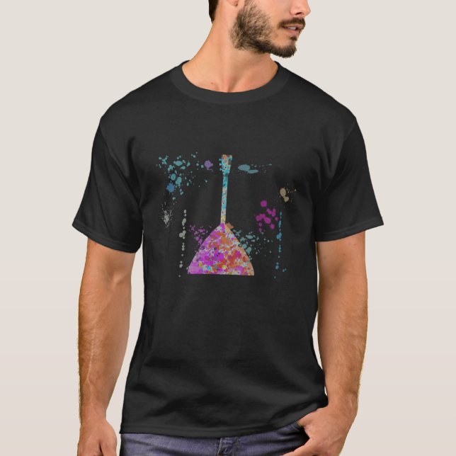 T-shirt Balalaika Instrument Silhouette Balalaikas (Devant)