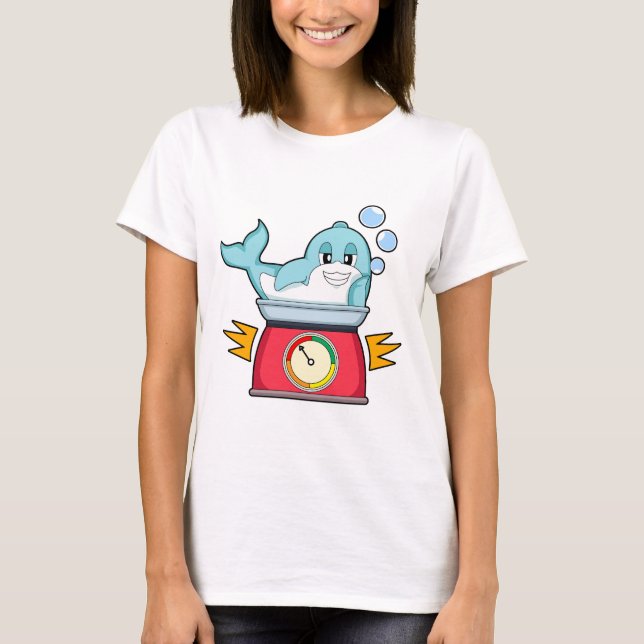 T-shirt Balance de cuisine dauphin (Devant)