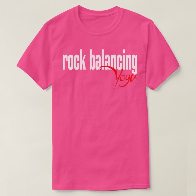 T-shirt Balance rocheuse Yoga 1 (Design devant)