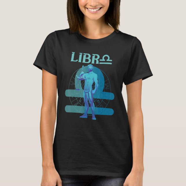 T-shirt Balance Symbole Astrologie Constellation Naissance (Devant)