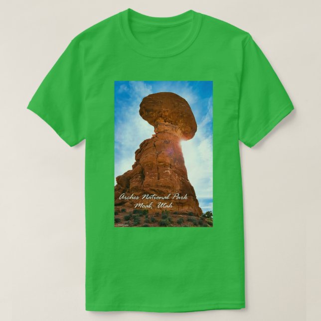 T-shirt Balanced Rock Arches National Park Moab Utah (Design devant)
