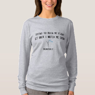 T-shirt BALANCEHOLIC se reposent de retour et m'observent