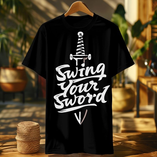 T-shirt balancer votre épée vintage (Créateur téléchargé)