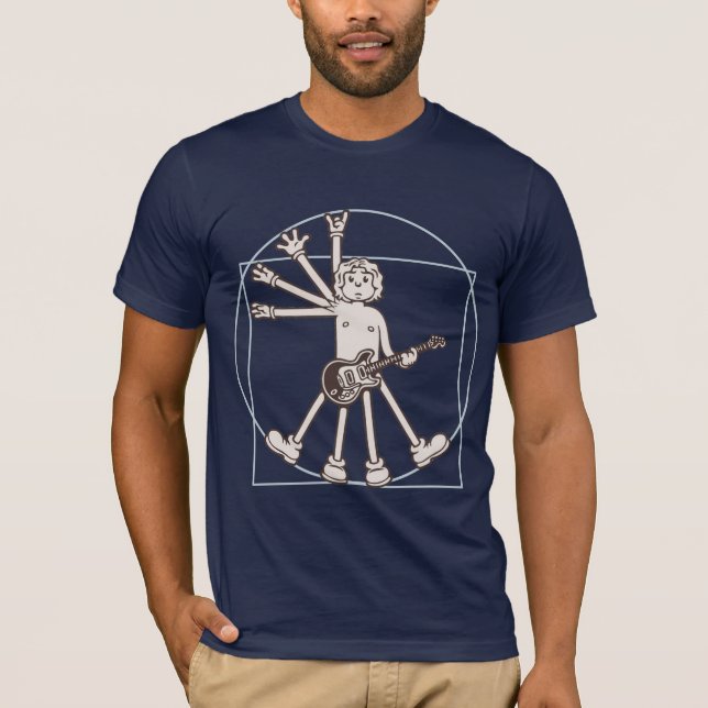 T-shirt Balancier de Vitruvian de bande dessinée (Devant)