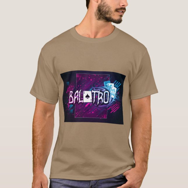T-shirt Balatro Design Moderne rétro (Devant)