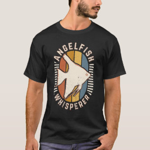 T-shirt Balayage d'angelfish Vintage Classic Retro Animal
