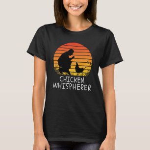 T-shirt Balayage de poulet avec brique de Jardin de couche