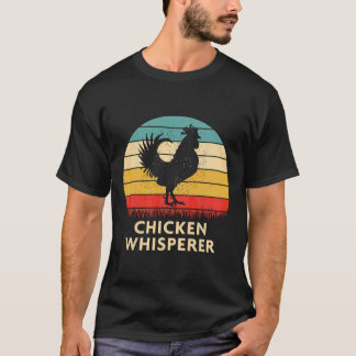 T-shirt Balayage de poulet Vintage Retro