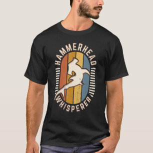 T-shirt Balayage de requin à marteau Vintage Classic Retro