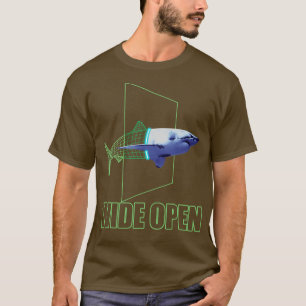 T-shirt Balayage esthétique Grand requin blanc