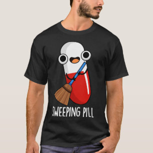 T-shirt Balayage pilule amusant médicament jeu