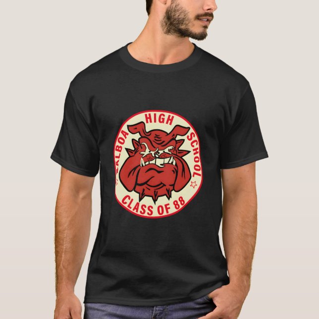 T-shirt Balboa Canal Zone Bulldog Classe 88 (Devant)