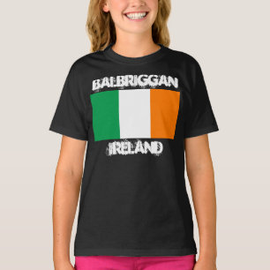 T-shirt Balbriggan, Irlande avec des enfants au drapeau ir