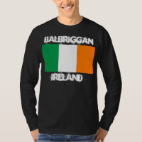 Balbriggan, Irlande avec drapeau irlandais