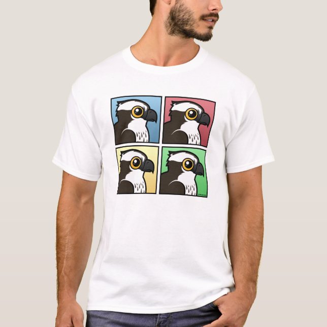 T-shirt Balbuzard de quatre couleurs (Devant)