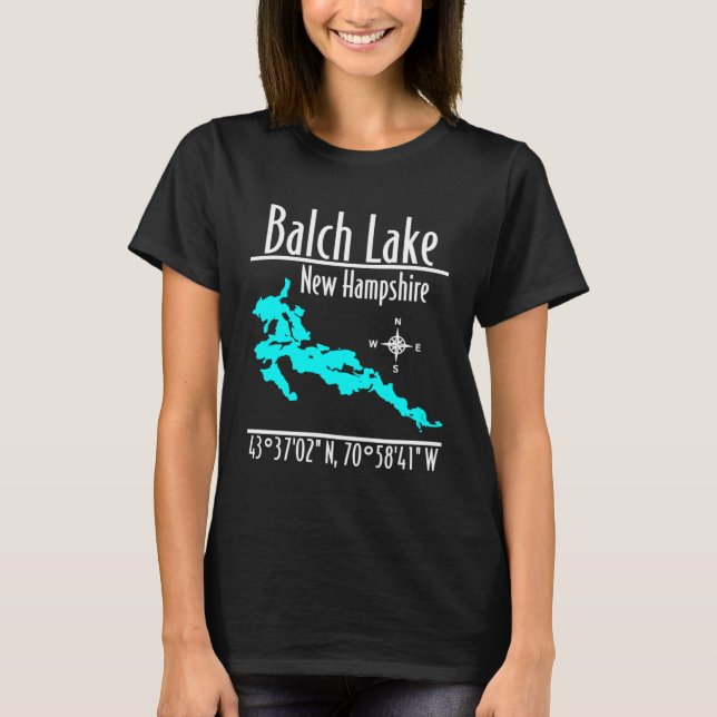 T-shirt Balch Lake New Hampshire (Devant)
