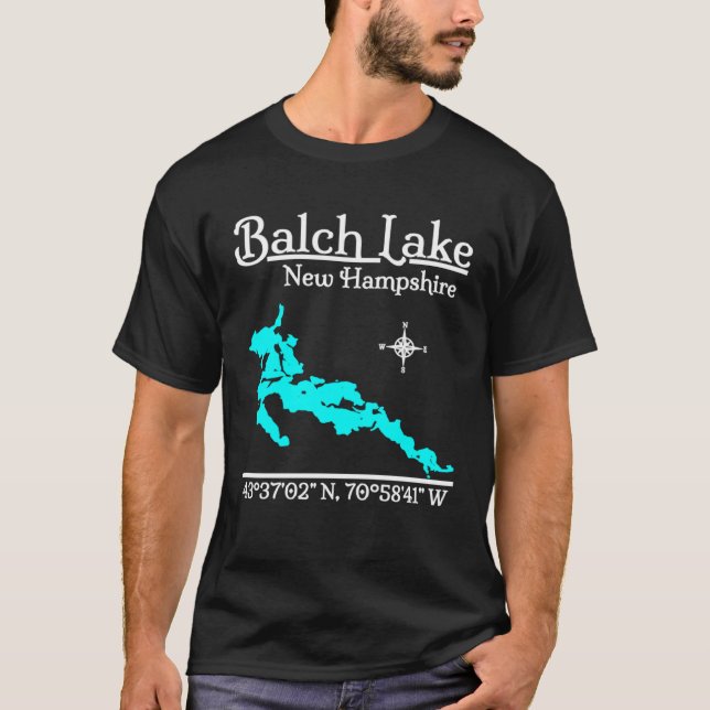 T-shirt Balch Lake New Hampshire  3 (Devant)