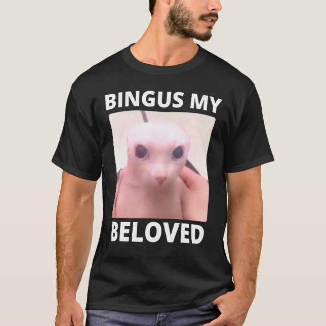 T-shirt Bald Bingus Mon Bien-Aimé Sphinx sans cheveux Chat (Devant)