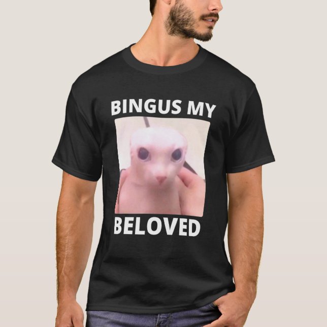 T-shirt Bald Bingus Mon Chat Sphynx Aimé Chauve (Devant)