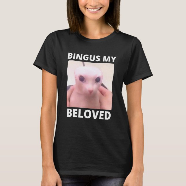 T-shirt Bald Bingus Mon Chat Sphynx Aimé Chauve (Devant)