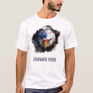 T-shirt *~* Bald Eagle - American USA Flag Rouge Blanc Ble