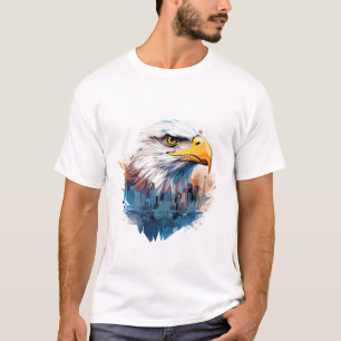T-shirt Bald Eagle Animal Beauté Nature Faune Découverte