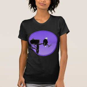T-shirt Bald Eagle at Sunset - Art original de la faune