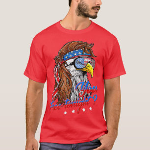 T-shirt Bald Eagle Drapeau Américain Vous Libérez Ce Soir 