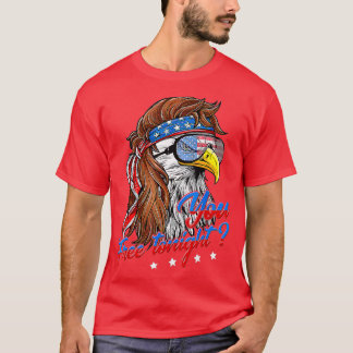 T-shirt Bald Eagle Drapeau Américain Vous Libérez Ce Soir 