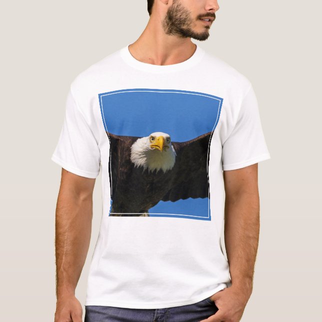 T-shirt Bald Eagle Flyby Up Close (Devant)