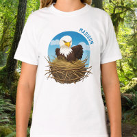 Bald Eagle Nest mignonne Faune Nature Nom du camp 