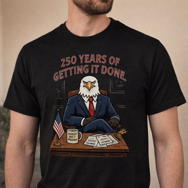 T-shirt Bald Eagle PDG 250e Anniversaire  (Créateur téléchargé)