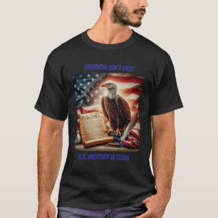 T-shirt Bald Eagle, United States Flag et Constitution