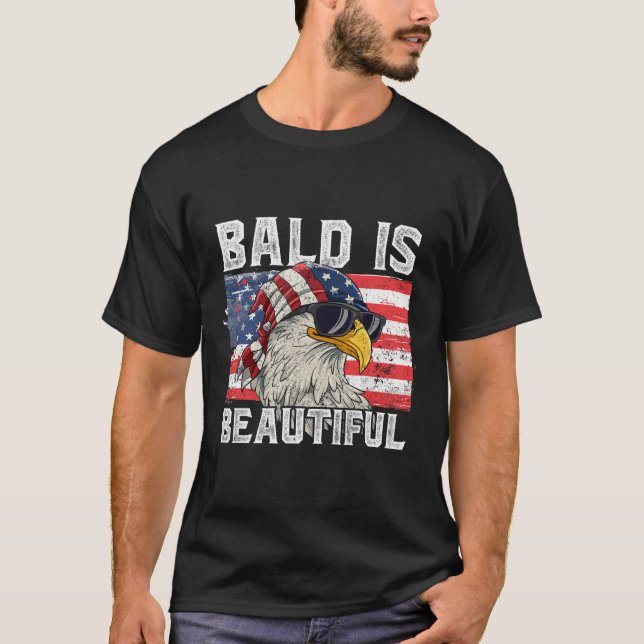 T-shirt Bald Est Belle 4 juillet 1 (Devant)