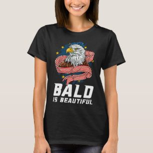 T-shirt Bald Est Belle 4 juillet Aigle Patriotique Usa