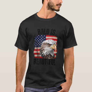T-shirt Bald est magnifique 4 juillet fête de l'Indépendan