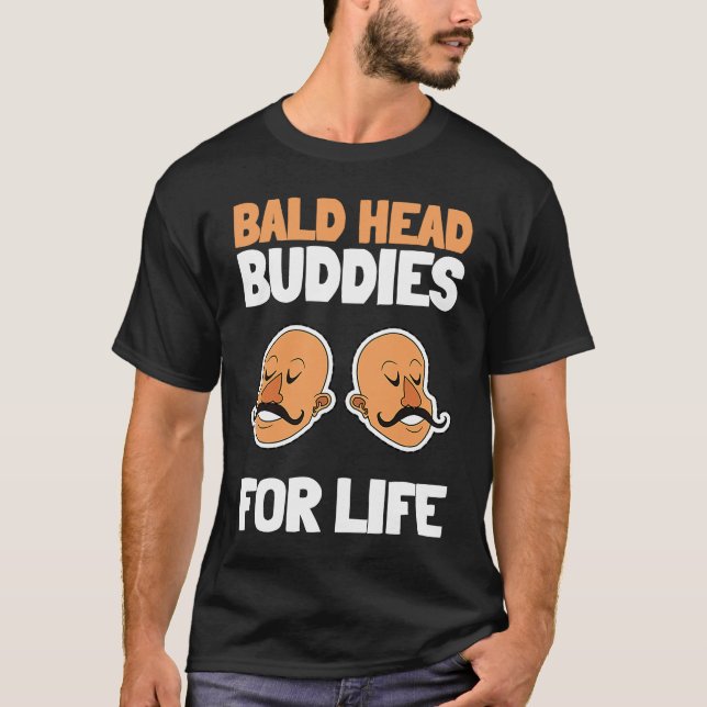 T-shirt Bald Guy Hair Loss Alopecia And Baldness  2 (Devant)