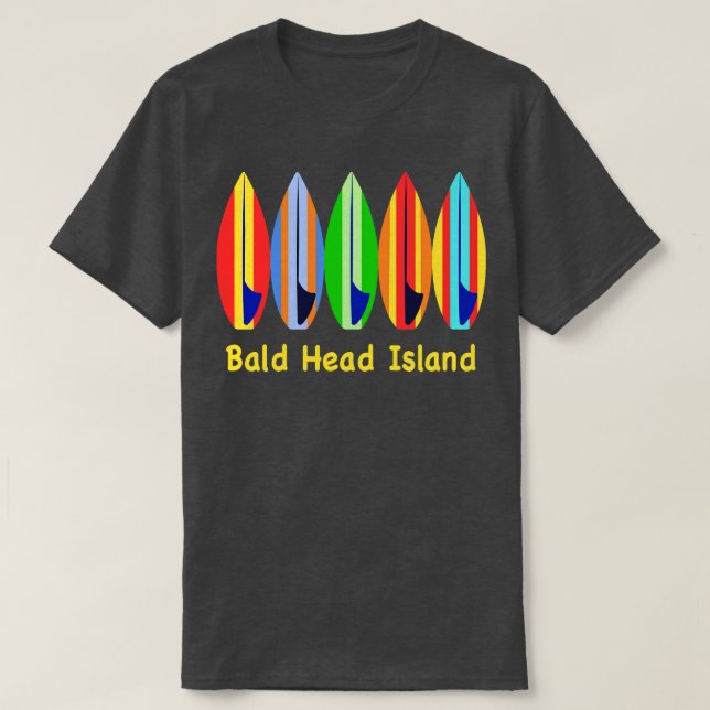 T-shirt Bald Head Island Surboards (Design devant)