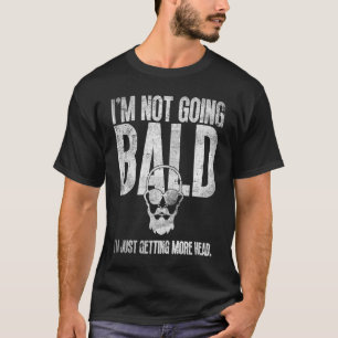T-shirt Bald Men Beard Homme Cheveux Perdre Baldange Papa