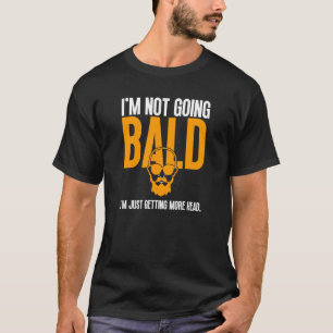 T-shirt Bald Men Beard Homme Cheveux Perdre Baldange Papa