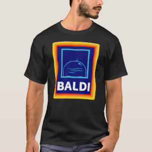 T-shirt Baldi Tête chauve Logo Aldi