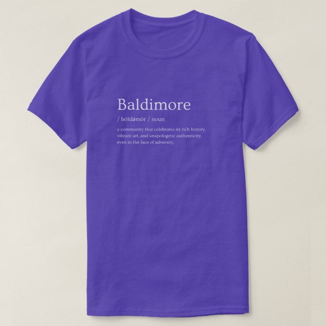 T-shirt Baldimore (Design devant)